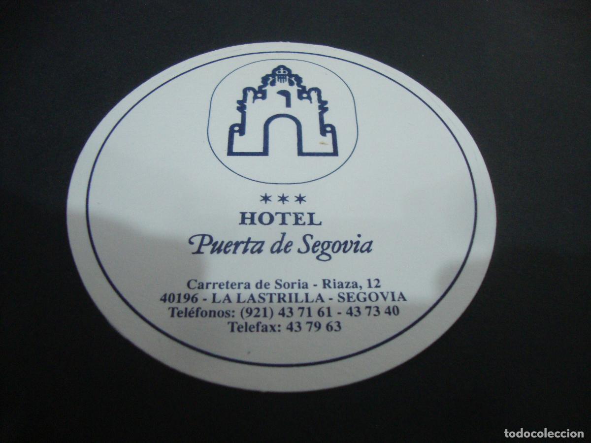 Otros art&iacute;culos de coleccionismo en papel: POSAVASOS HOTEL PUERTA DE SEGOVIA LA LASTRILLA SEGOVIA