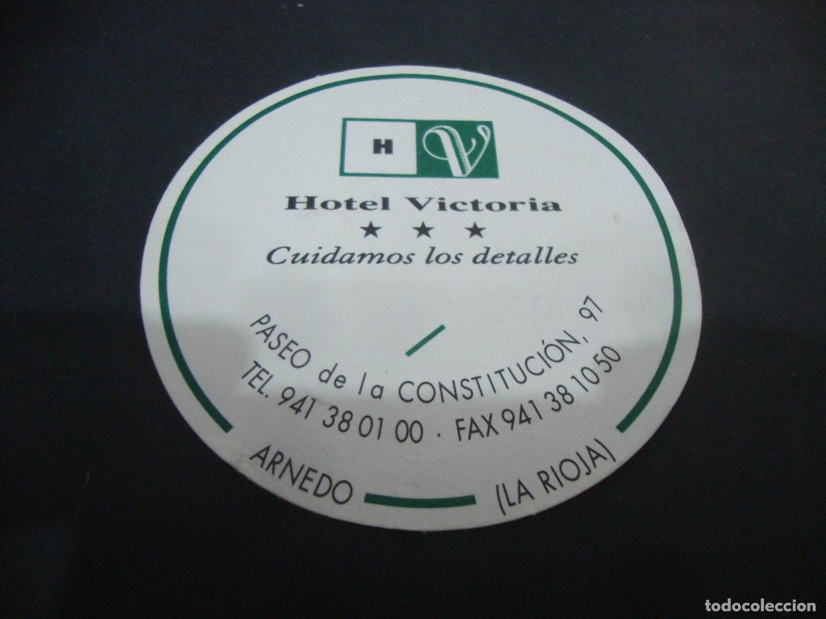 Otros art&iacute;culos de coleccionismo en papel: POSAVASOS HOTEL VICTORIA ARNEDO LA RIOJA