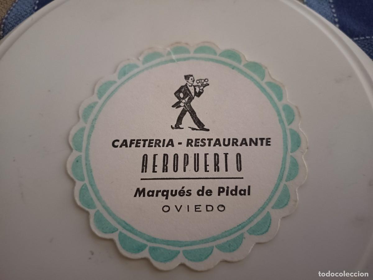 Altri oggetti di carta: POSAVASOS CAFETERIA AEROPUERTO-OVIEDO-ASTURIAS