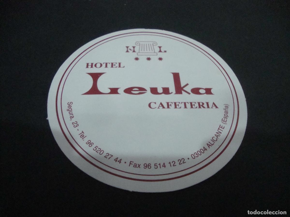 Paper Collecting Others: POSAVASOS HOTEL LEUKA ALICANTE