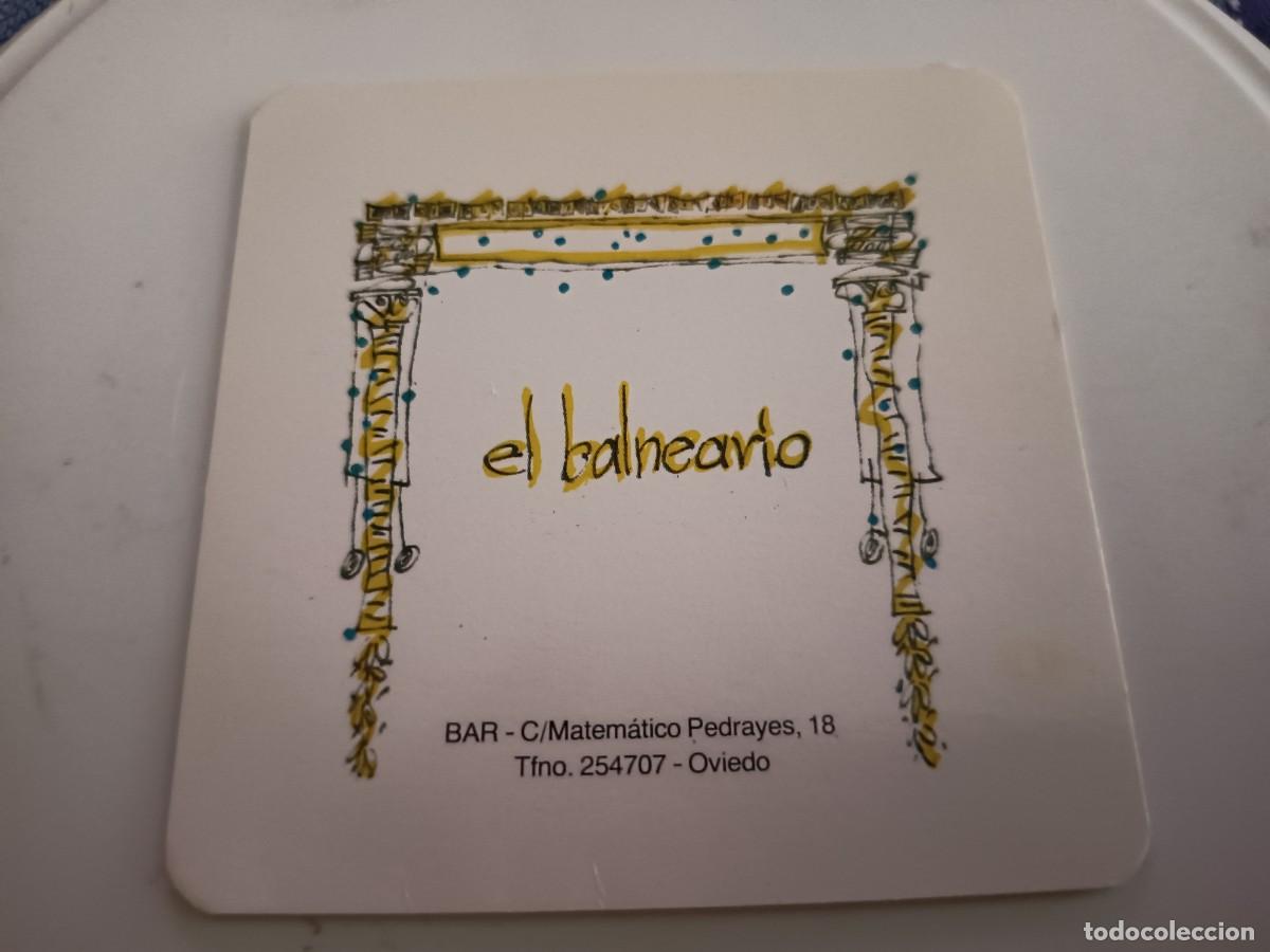 Otros art&iacute;culos de coleccionismo en papel: POSAVASOS BAR EL BALNEARIO-OVIEDO-ASTURIAS