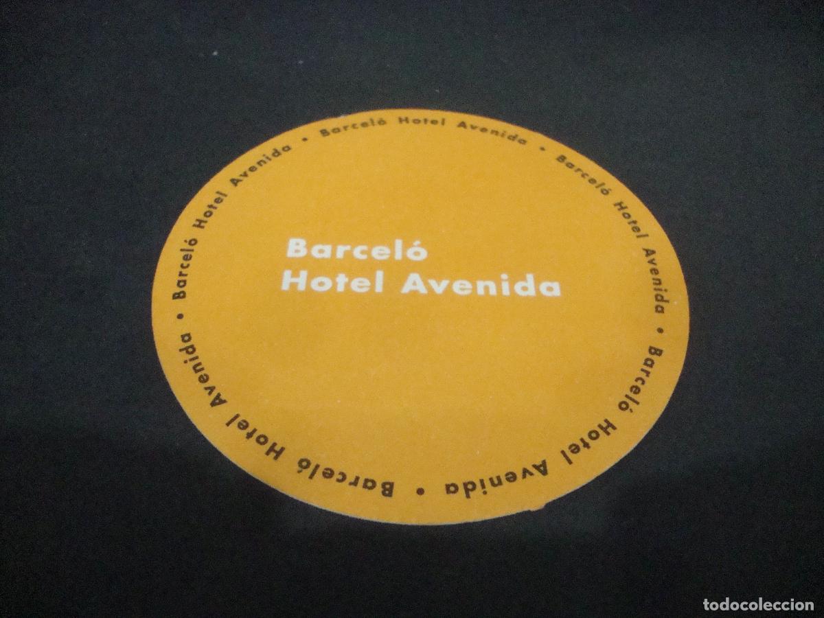 Otros art&iacute;culos de coleccionismo en papel: POSAVASOS HOTEL BARCELO HOTEL AVENIDA