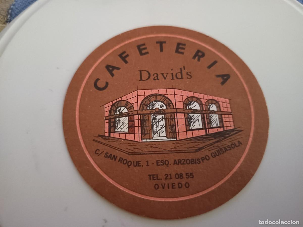 Otros art&iacute;culos de coleccionismo en papel: POSAVASOS CAFETERIA DAVID'S-OVIEDO-ASTURIAS