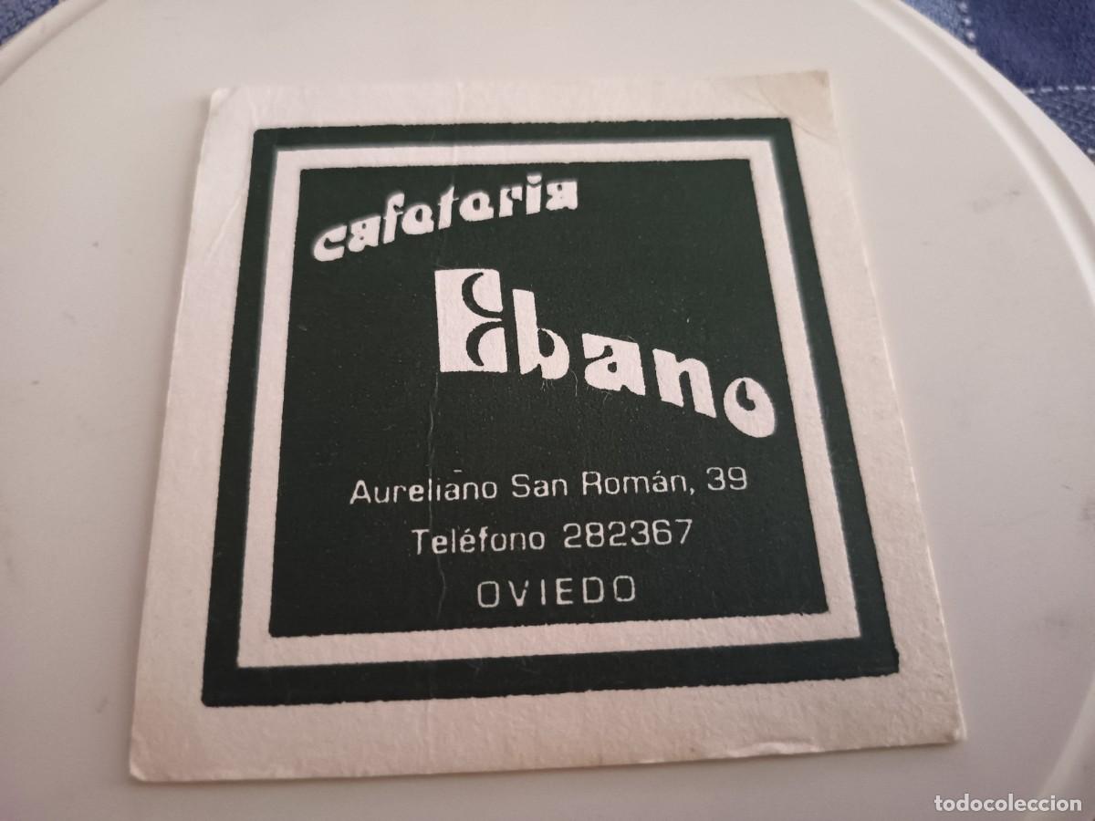 Otros art&iacute;culos de coleccionismo en papel: POSAVASOS CAFETERIA EBANO-OVIEDO-ASTURIAS