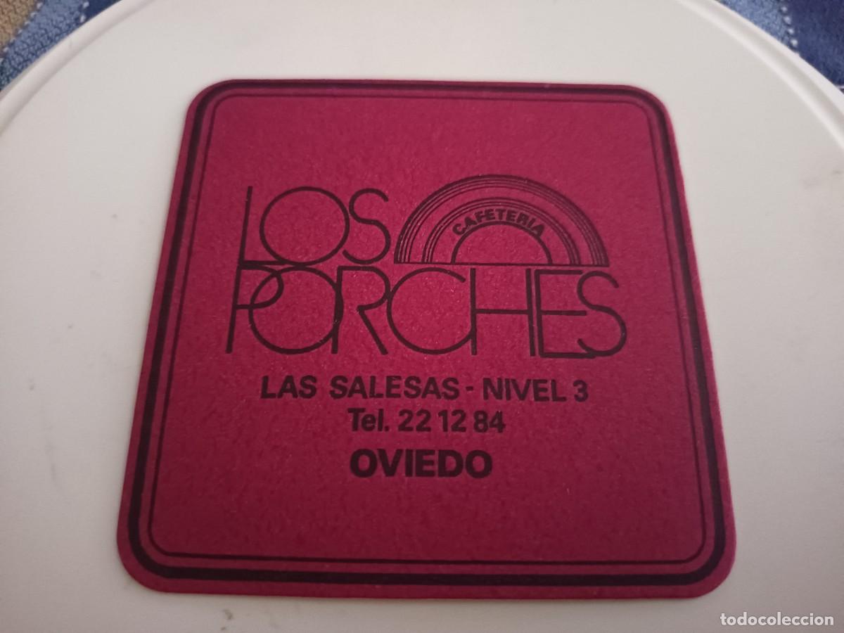 Otros art&iacute;culos de coleccionismo en papel: POSAVASOS CAFETERIA LOS PORCHES-OVIEDO-ASTURIAS