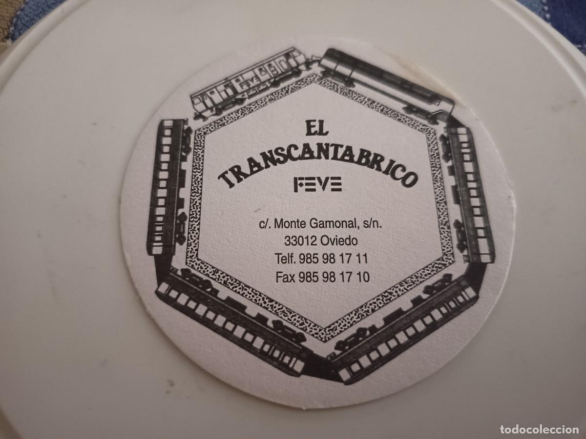 Otros art&iacute;culos de coleccionismo en papel: POSAVASOS EL TRANSCANTABRICO FEVE-OVIEDO-ASTURIAS