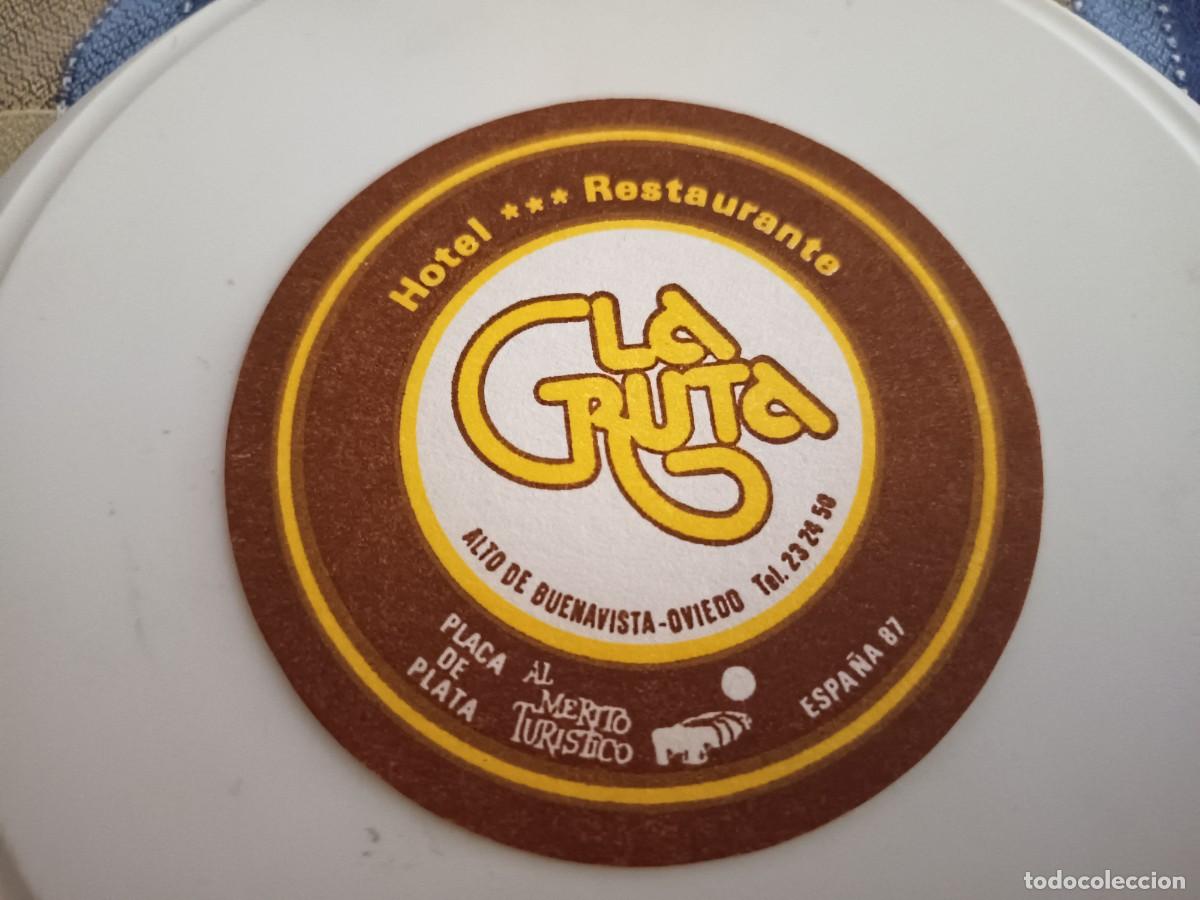 Otros art&iacute;culos de coleccionismo en papel: POSAVASOS HOTEL RESTAURANTE LA GRUTA -OVIEDO-ASTURIAS