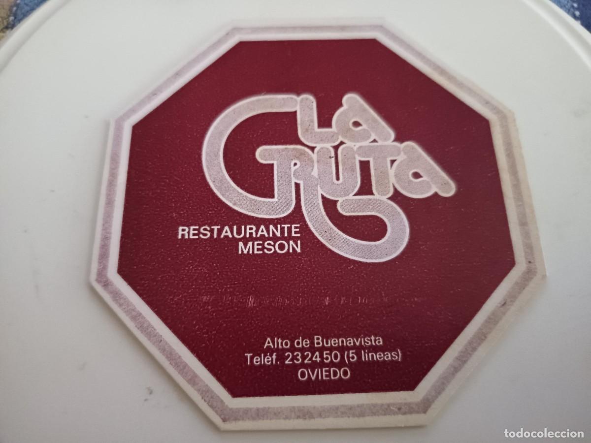 Otros art&iacute;culos de coleccionismo en papel: POSAVASOS HOTEL RESTAURANTE LA GRUTA -OVIEDO-ASTURIAS