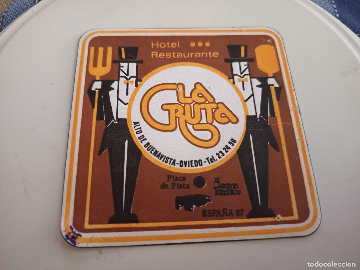 Otros art&iacute;culos de coleccionismo en papel: POSAVASOS HOTEL RESTAURANTE LA GRUTA -OVIEDO-ASTURIAS