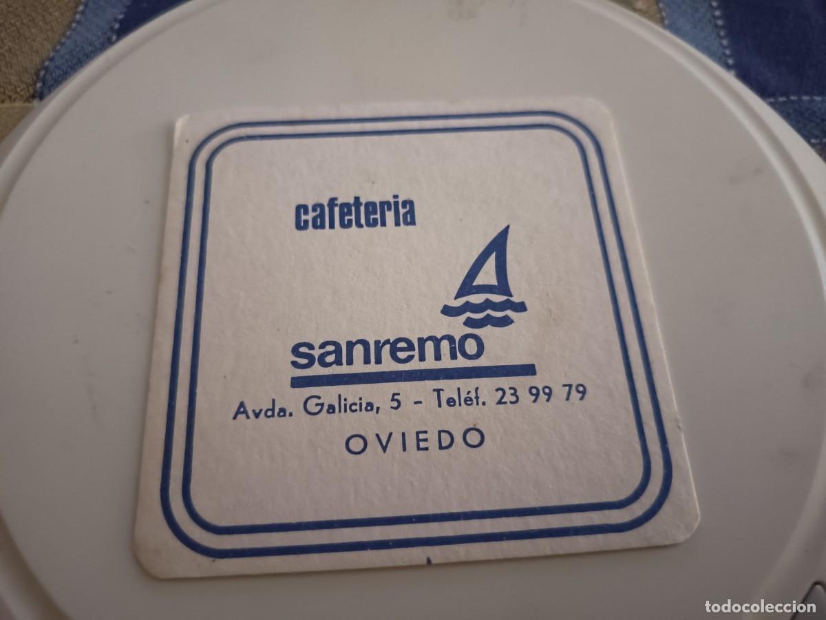 Otros art&iacute;culos de coleccionismo en papel: POSAVASOS CAFETERIA SANREMO-OVIEDO-ASTURIAS