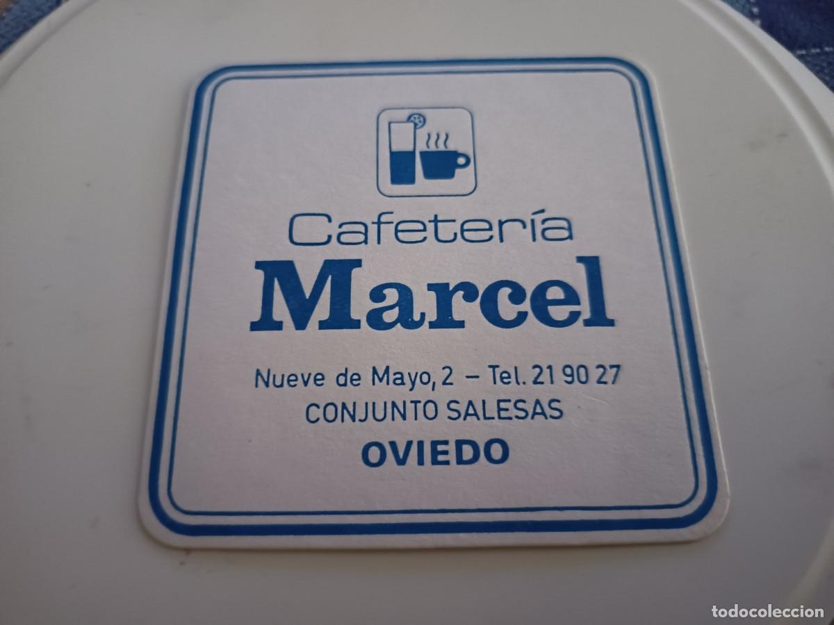 Otros art&iacute;culos de coleccionismo en papel: POSAVASOS CAFETERIA MARCEL-OVIEDO-ASTURIAS