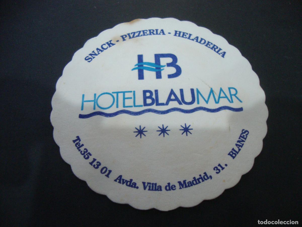 Otros art&iacute;culos de coleccionismo en papel: POSAVASOS HOTEL BLAU MAR BLANES