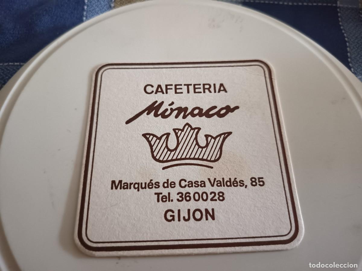 Otros art&iacute;culos de coleccionismo en papel: POSAVASOS CAFETERIA MONACO-GIJON-ASTURIAS