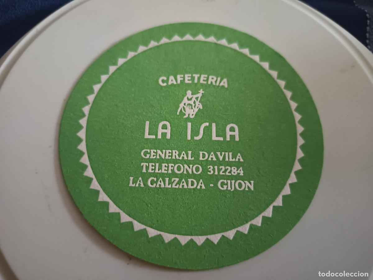 Otros art&iacute;culos de coleccionismo en papel: POSAVASOS CAFETERIA LA ISLA-GIJON-ASTURIAS