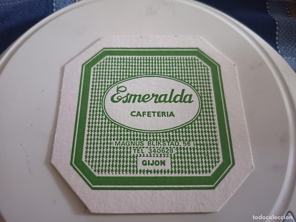 Otros art&iacute;culos de coleccionismo en papel: POSAVASOS CAFETERIA ESMERALDA-GIJON-ASTURIAS