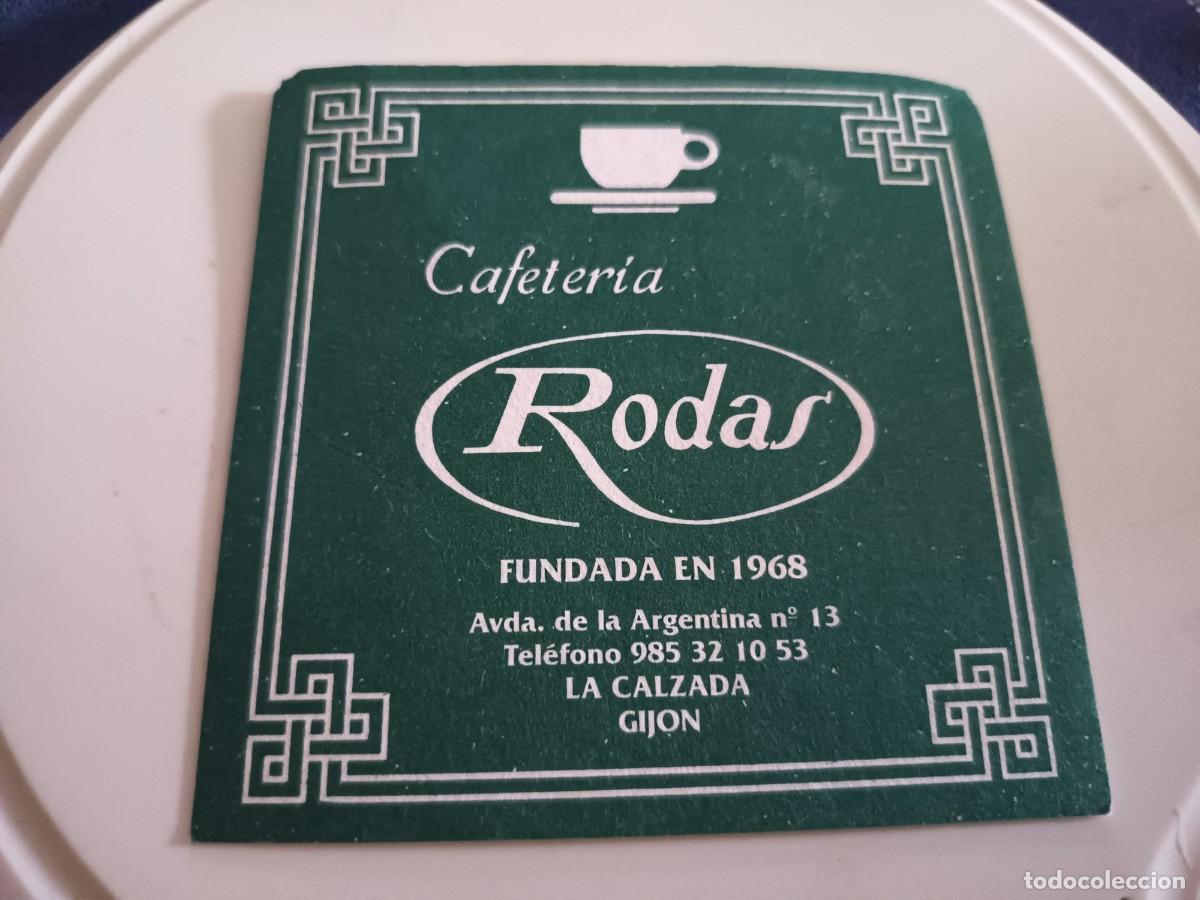 Otros art&iacute;culos de coleccionismo en papel: POSAVASOS CAFETERIA RODAS-GIJON-ASTURIAS
