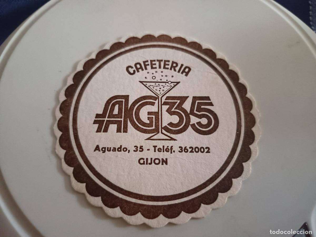 Otros art&iacute;culos de coleccionismo en papel: POSAVASOS CAFETERIA AG35-GIJON-ASTURIAS