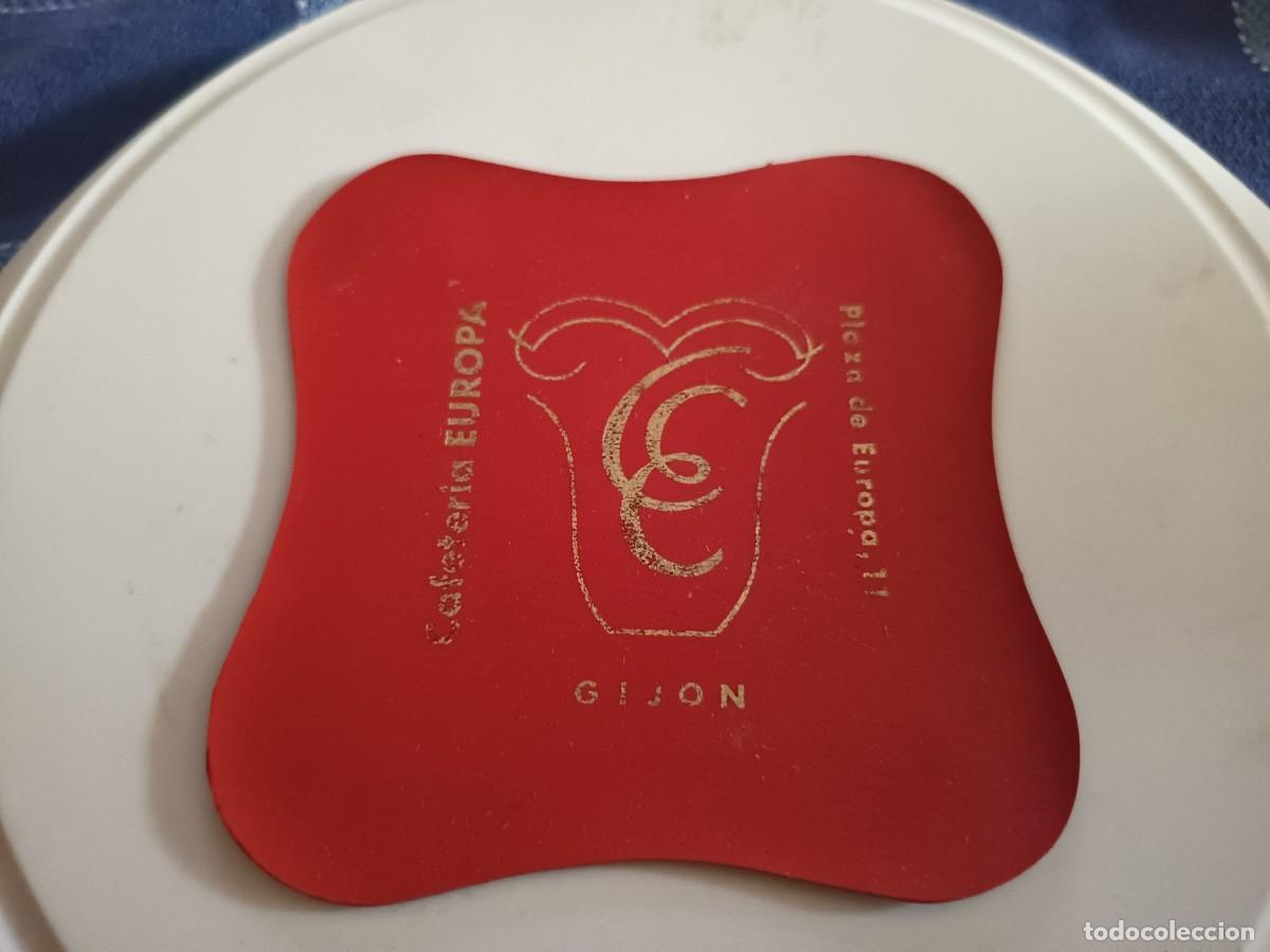 Otros art&iacute;culos de coleccionismo en papel: POSAVASOS CAFETERIA EUROPA-GIJON-ASTURIAS