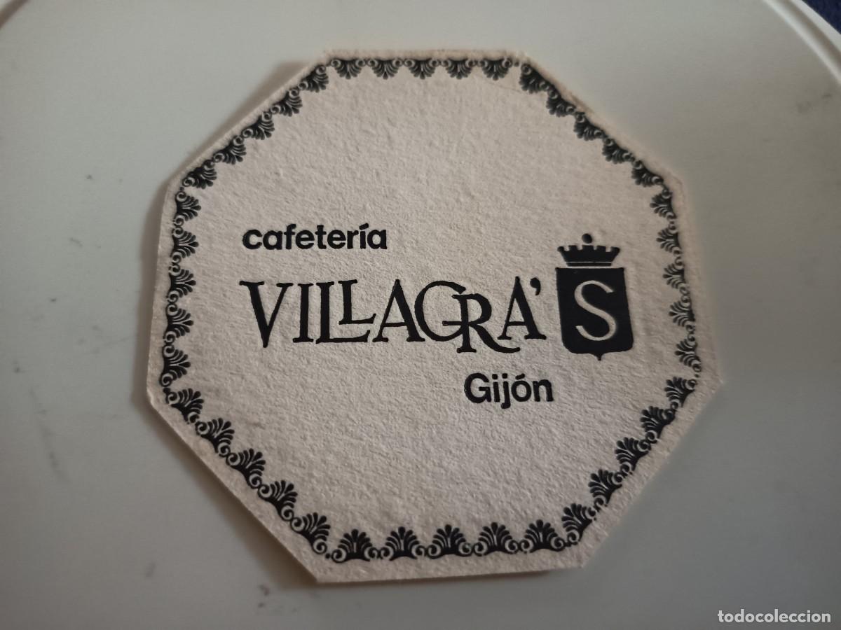 Otros art&iacute;culos de coleccionismo en papel: POSAVASOS CAFETERIA VILLAGRA'S-GIJON-ASTURIAS