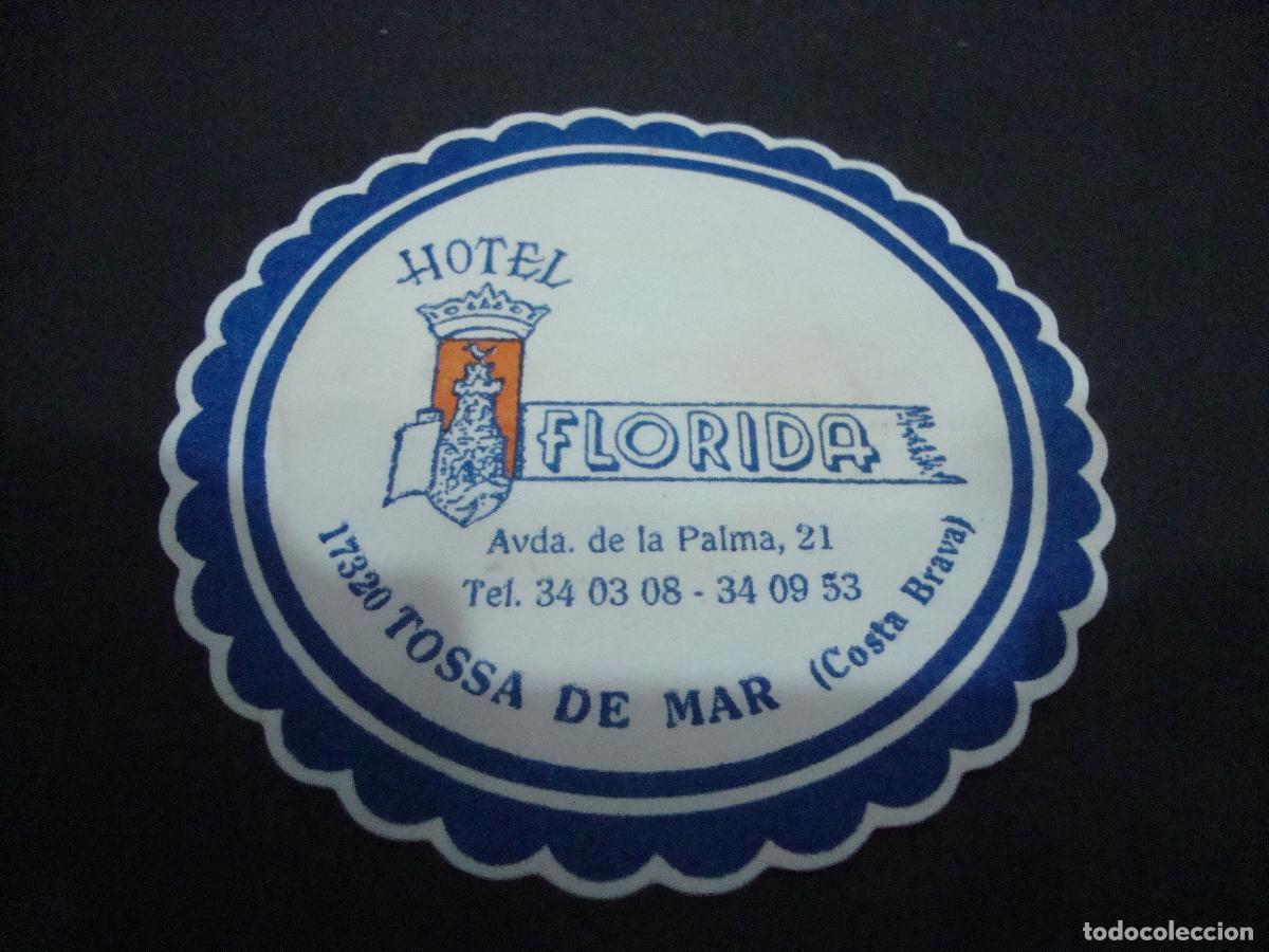 Otros art&iacute;culos de coleccionismo en papel: POSAVASOS HOTEL FLORIDA TOSSA DE MAR