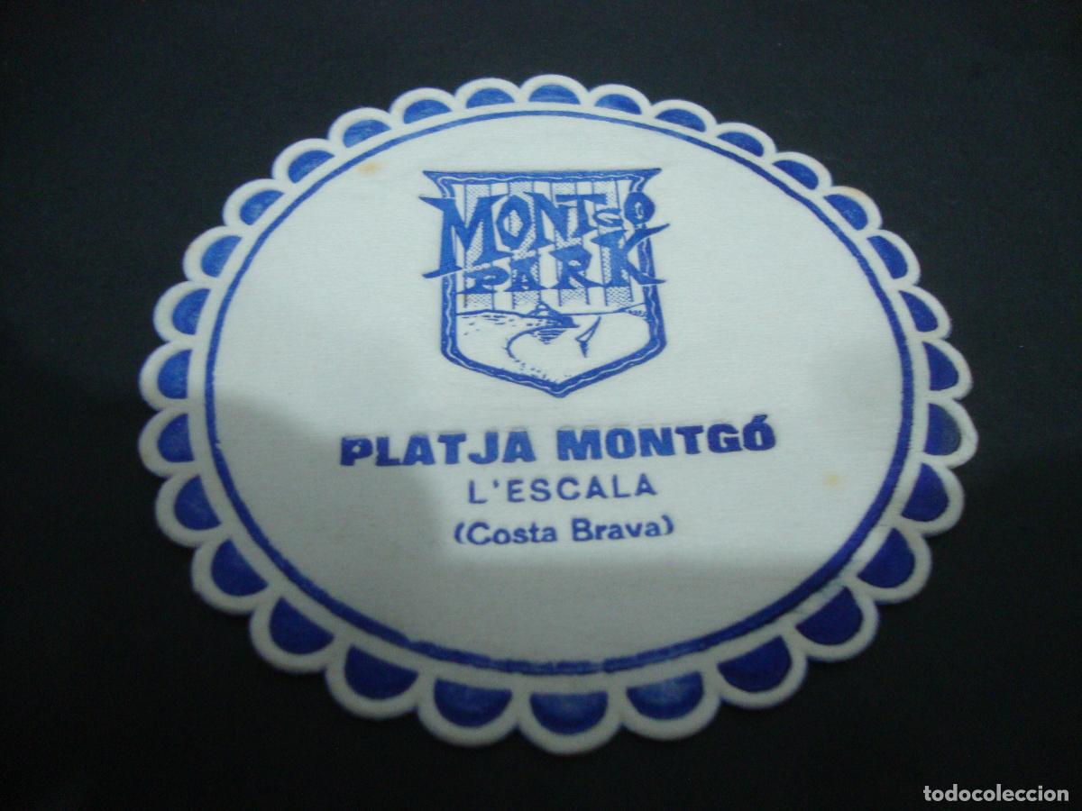 Otros art&iacute;culos de coleccionismo en papel: POSAVASOS HOTEL MONTGO PARK L'ESCALA