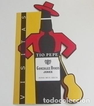 Otros art&iacute;culos de coleccionismo en papel: PUBLICIDAD DE T&Iacute;O PEPE ( DE BODEGAS GONZ&Aacute;LEZ BYASS ) - EMPRESA DE BEBIDA - ESPA&Ntilde;A