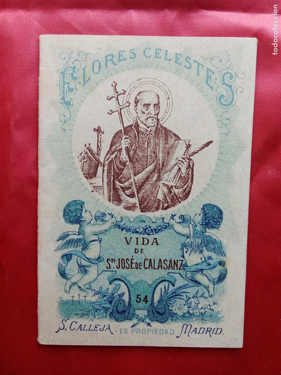 Otros art&iacute;culos de coleccionismo en papel: Flores celestes: vida de Sm Jos&eacute; de Calasanza. Papel.76