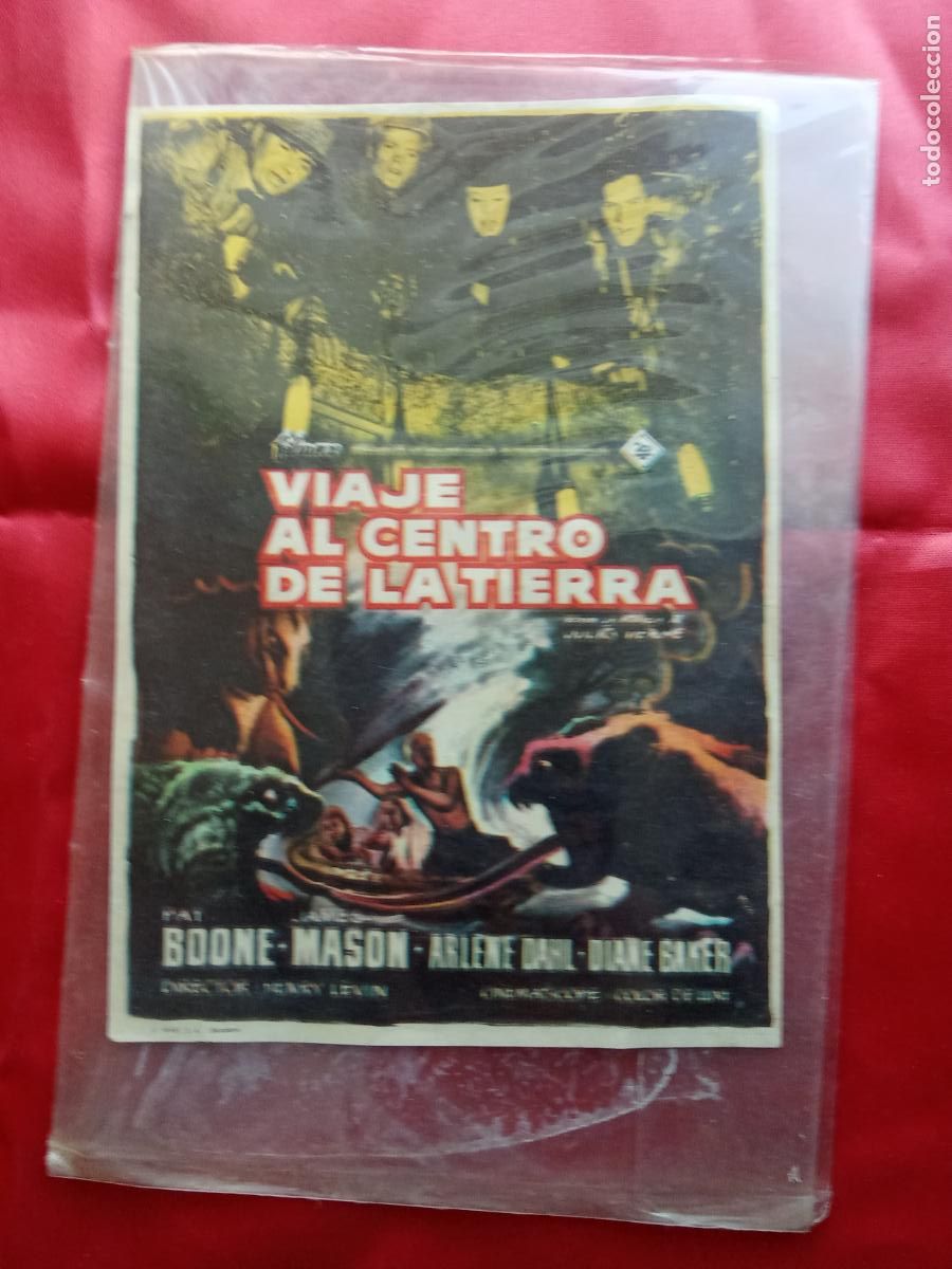 Otros art&iacute;culos de coleccionismo en papel: Poster cine a&ntilde;os 60: Viaje al centro de la Tierra Papel.102
