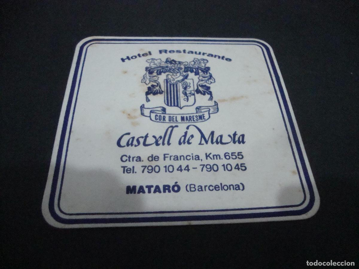 Otros art&iacute;culos de coleccionismo en papel: POSAVASOS HOTEL CASTELL DE MATA MATARO