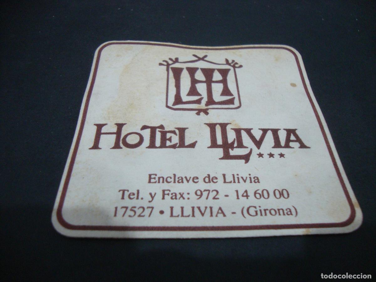 Otros art&iacute;culos de coleccionismo en papel: POSAVASOS HOTEL LLIVIA GIRONA