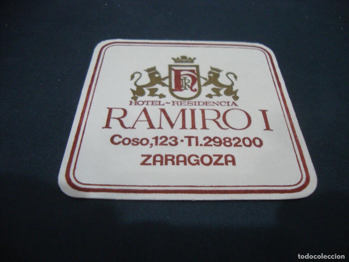 Otros art&iacute;culos de coleccionismo en papel: POSAVASOS HOTEL RAMIRO I ZARAGOZA