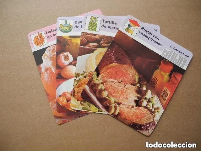 Otros art&iacute;culos de coleccionismo en papel: 4 l&aacute;minas de Cocina &uacute;til - A&ntilde;os 70-80