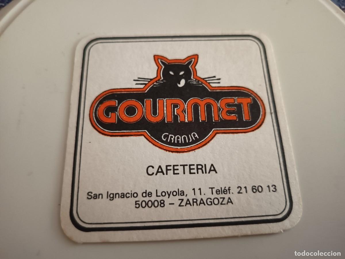 Otros art&iacute;culos de coleccionismo en papel: POSAVASOS CAFETERIA GOURMET-ZARAGOZA