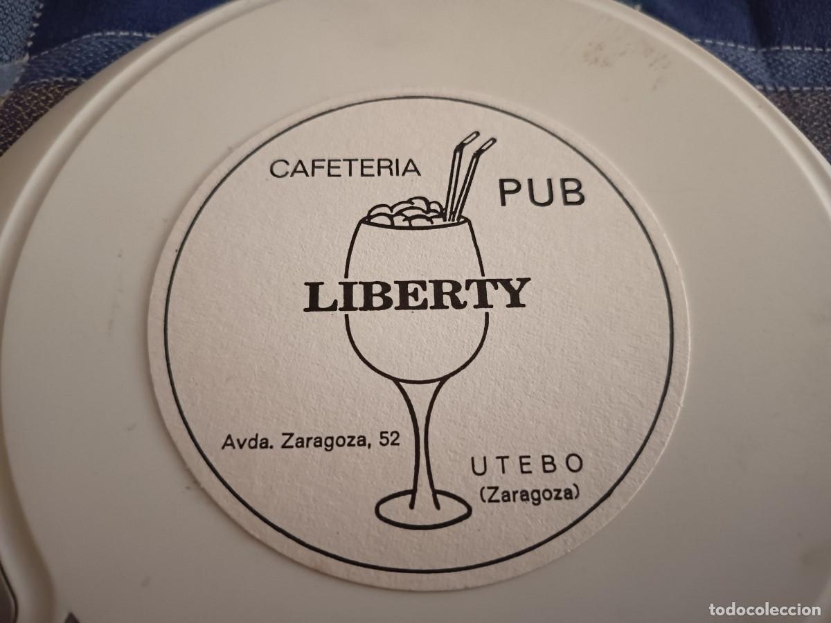 Otros art&iacute;culos de coleccionismo en papel: POSAVASOS CAFETERIA PUB LIBERTY-ZARAGOZA