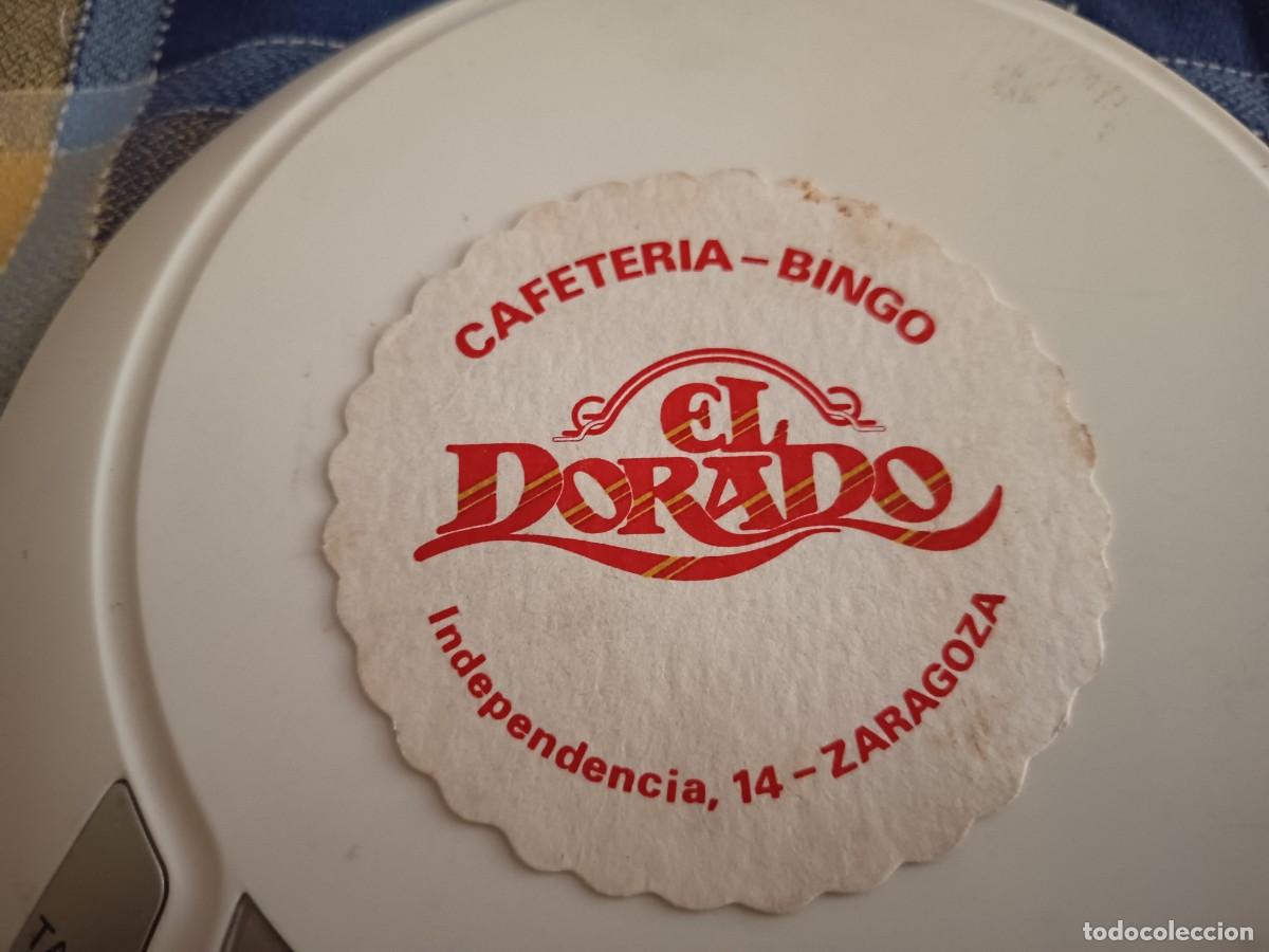 Otros art&iacute;culos de coleccionismo en papel: POSAVASOS CAFETERIA BINGO EL DORADO-ZARAGOZA