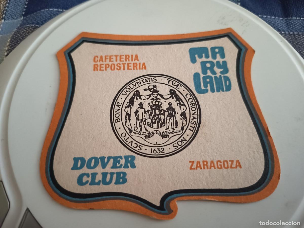 Otros art&iacute;culos de coleccionismo en papel: POSAVASOS CAFETERIA MARYLAND-DOVER CLUB-ZARAGOZA