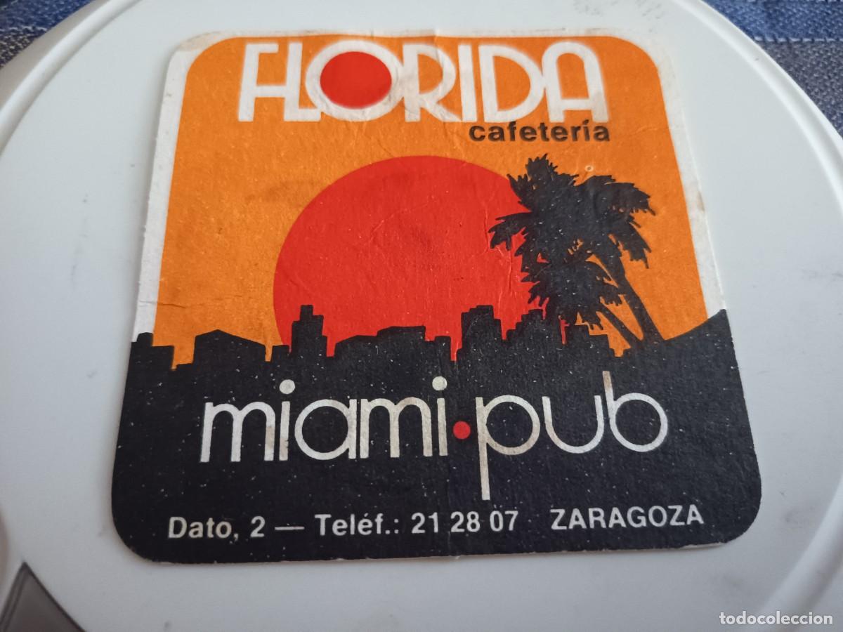 Otros art&iacute;culos de coleccionismo en papel: POSAVASOS CAFETERIA FLORIDA-PUB MIAMI-ZARAGOZA