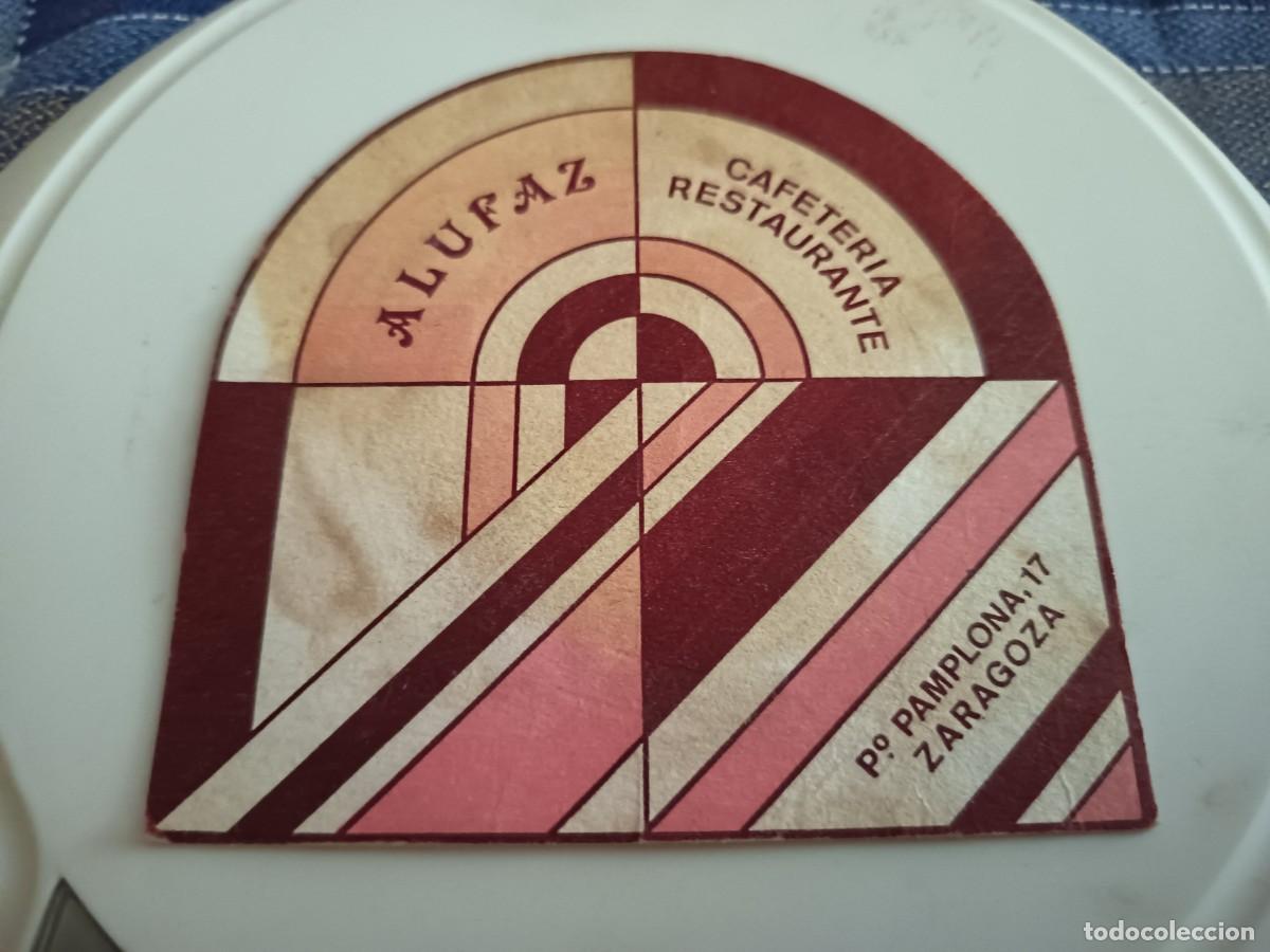 Otros art&iacute;culos de coleccionismo en papel: POSAVASOS CAFETERIA ALUFAZ-ZARAGOZA