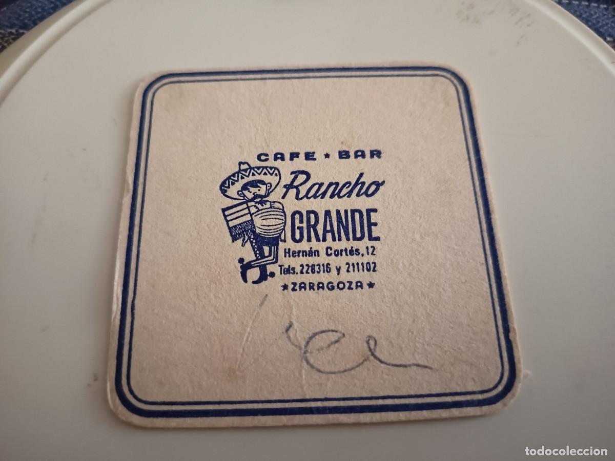 Otros art&iacute;culos de coleccionismo en papel: POSAVASOS CAFETERIA RANCHO GRANDE-ZARAGOZA