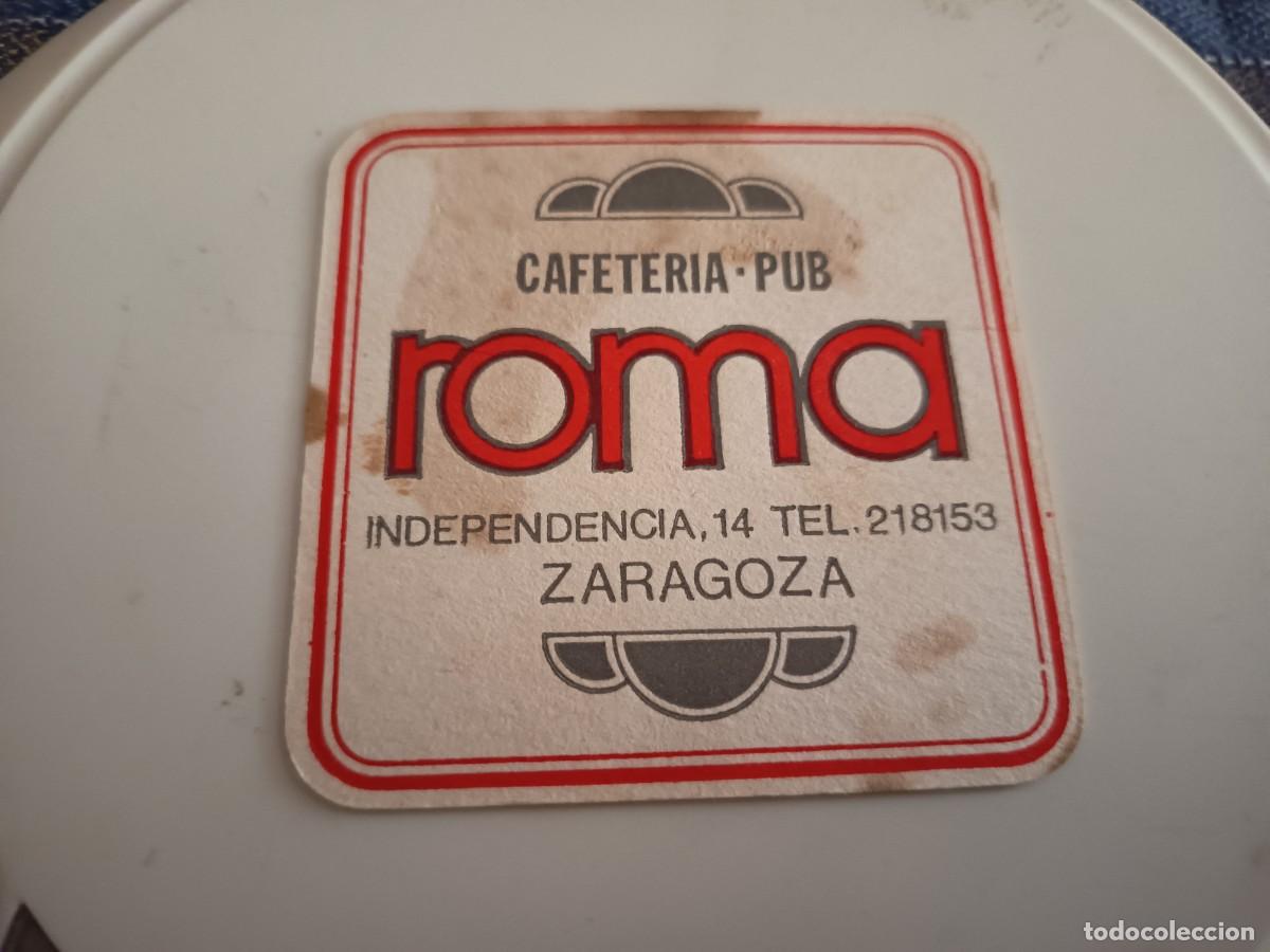 Otros art&iacute;culos de coleccionismo en papel: POSAVASOS CAFETERIA ROMA-ZARAGOZA