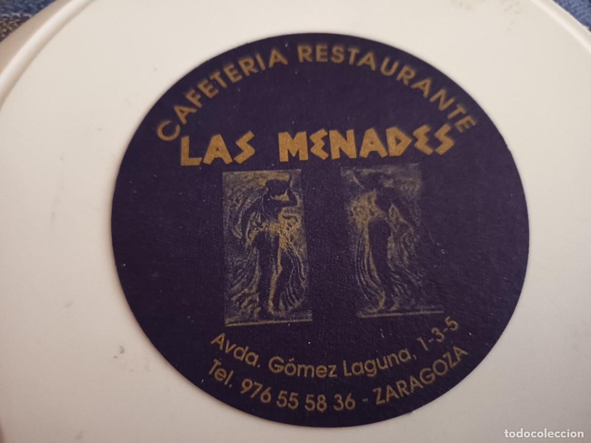 Otros art&iacute;culos de coleccionismo en papel: POSAVASOS CAFETERIA LAS MENADES-ZARAGOZA