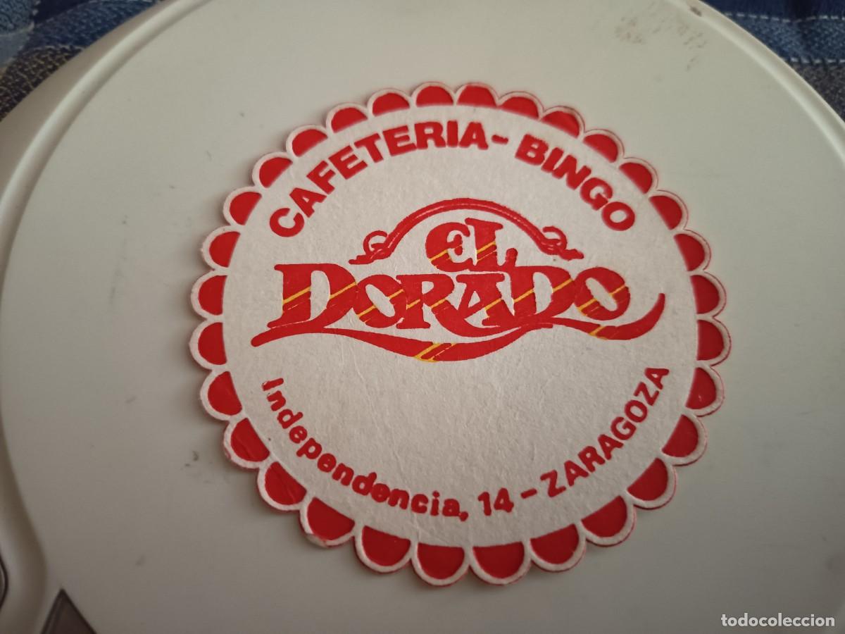 Otros art&iacute;culos de coleccionismo en papel: POSAVASOS CAFETERIA BINGO EL DORADO-ZARAGOZA