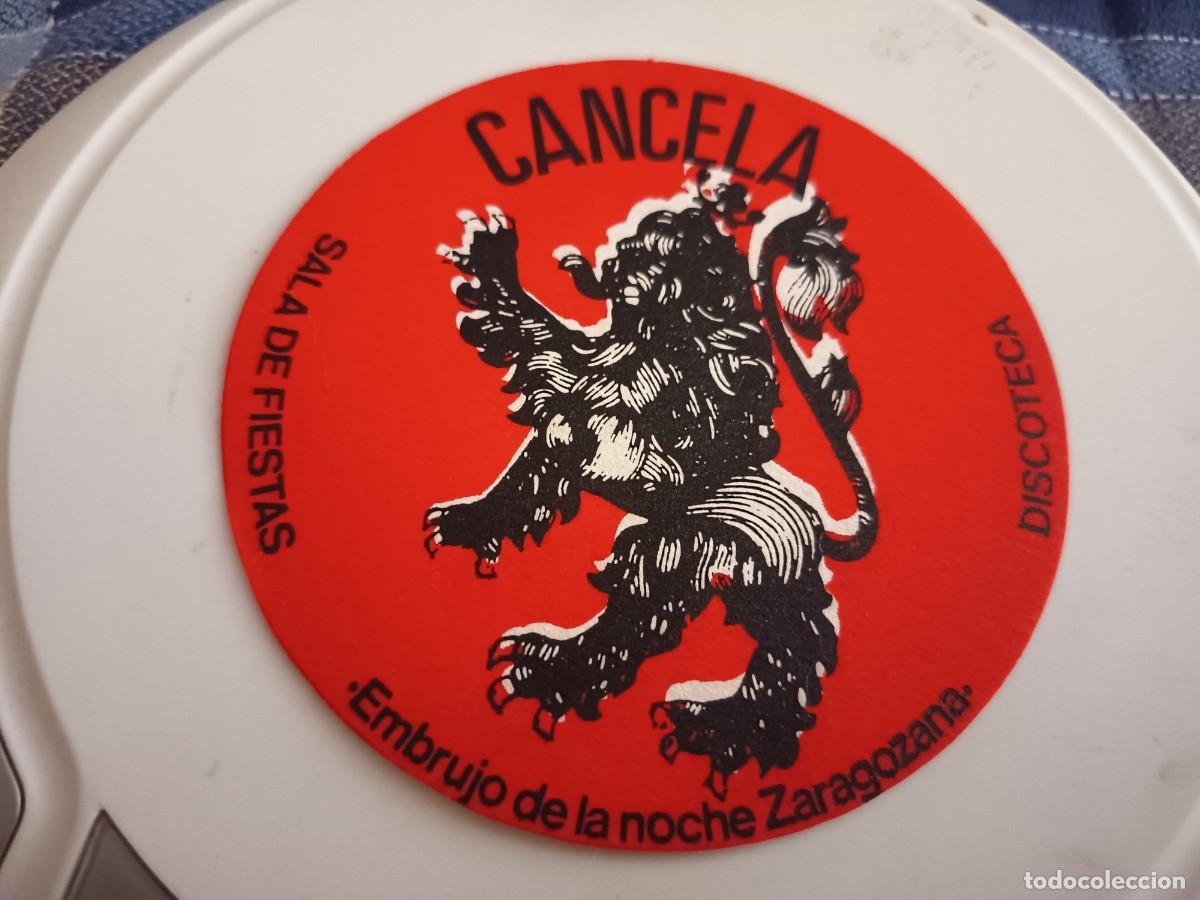 Otros art&iacute;culos de coleccionismo en papel: POSAVASOS SALA DE FIESTAS CANCELA-ZARAGOZA