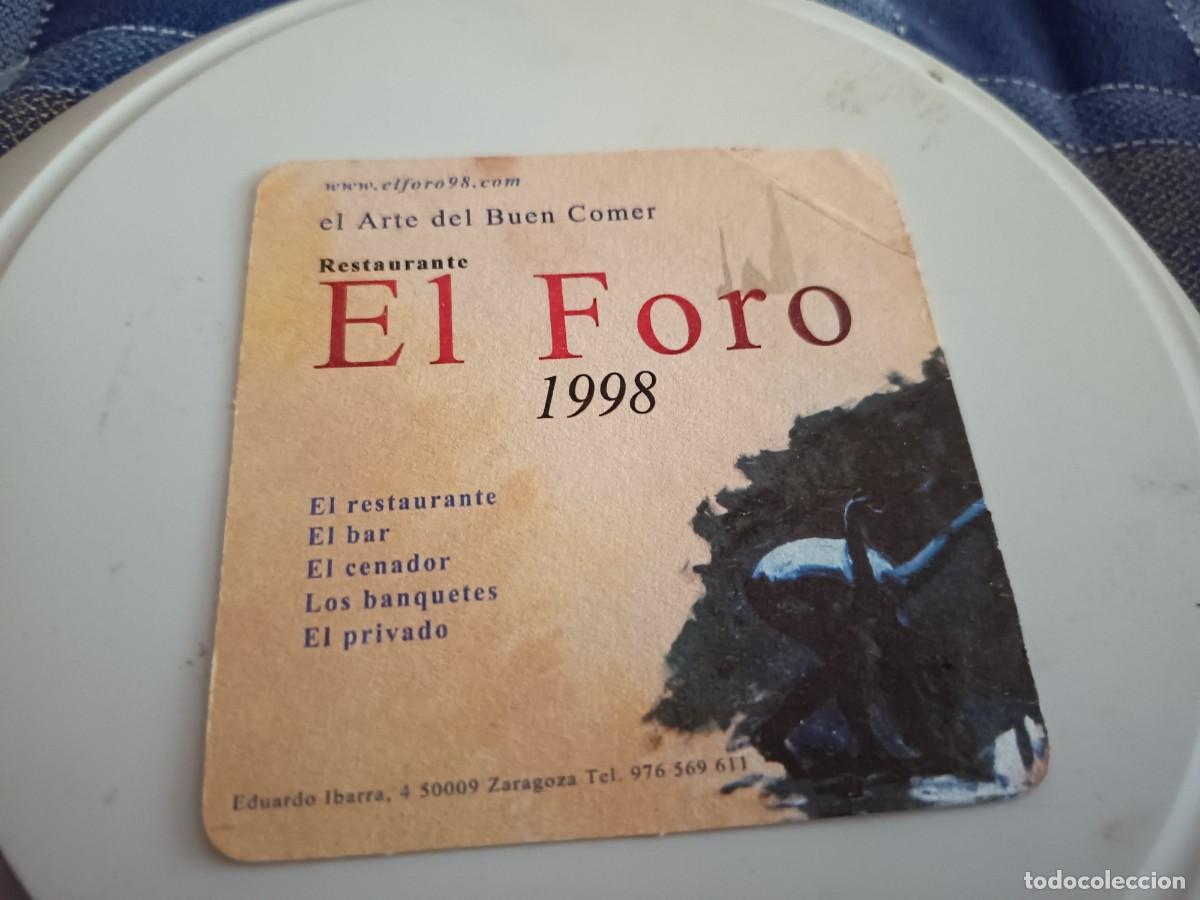 Sammelleidenschaft Andere Papierartikel: POSAVASOS RESTAURANTE EL FORO 1998-ZARAGOZA