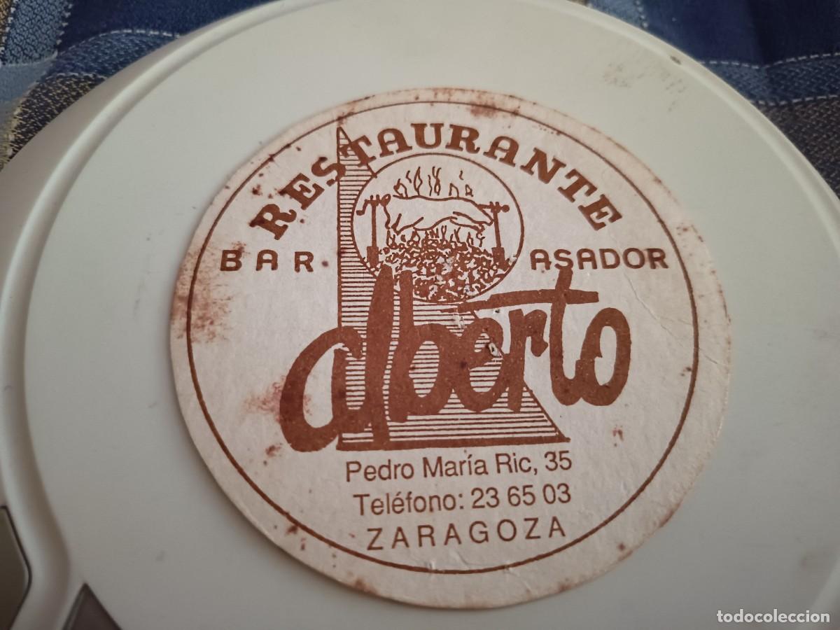 Sammelleidenschaft Andere Papierartikel: POSAVASOS RESTAURANTE ALBERTO-ZARAGOZA
