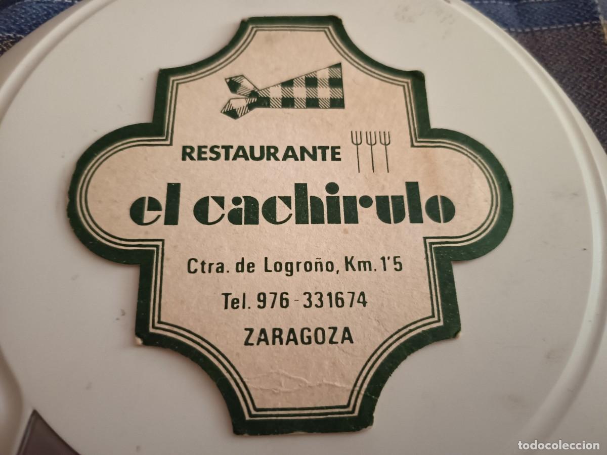 Altri oggetti di carta: POSAVASOS RESTAURANTE EL CACHIRULO-ZARAGOZA