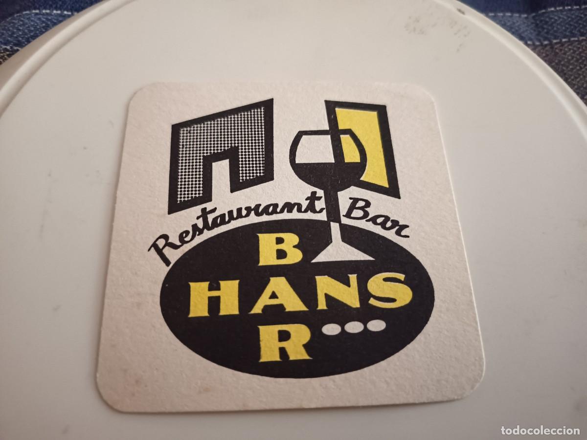 Otros art&iacute;culos de coleccionismo en papel: POSAVASOS RESTAURANTE HANS-ZARAGOZA