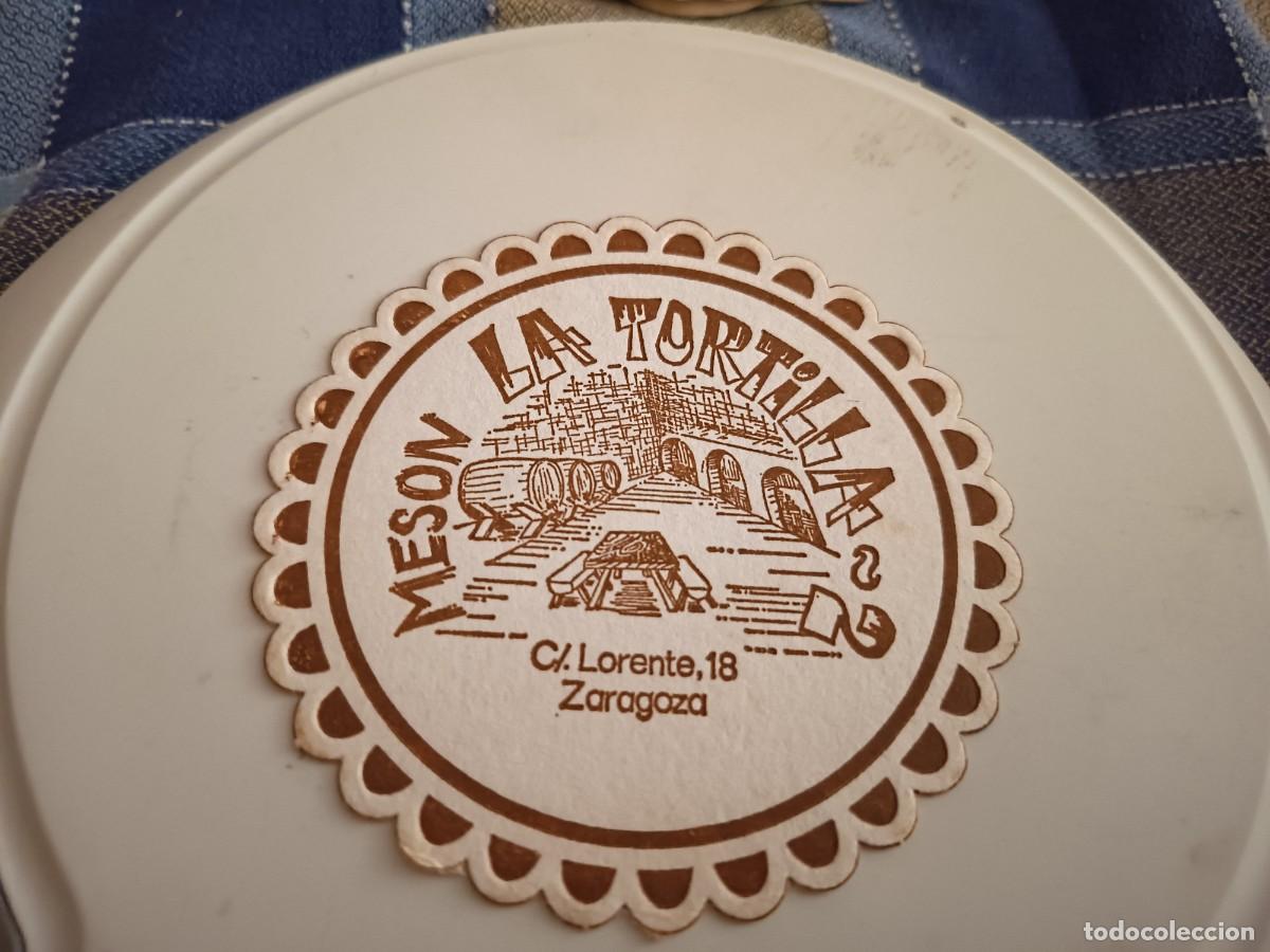 Otros art&iacute;culos de coleccionismo en papel: POSAVASOS MESON LA TORTILLA-ZARAGOZA