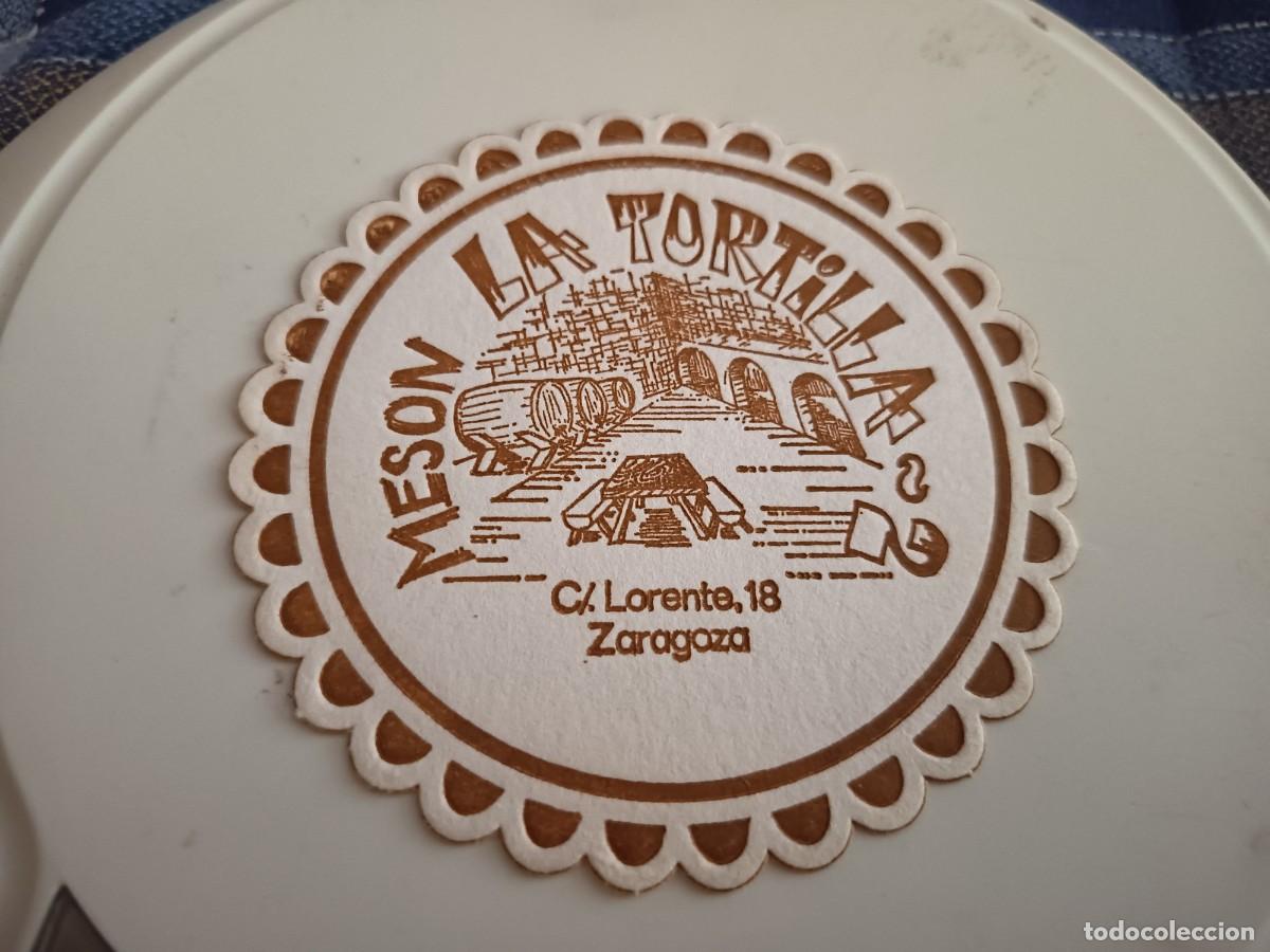 Otros art&iacute;culos de coleccionismo en papel: POSAVASOS MESON LA TORTILLA-ZARAGOZA