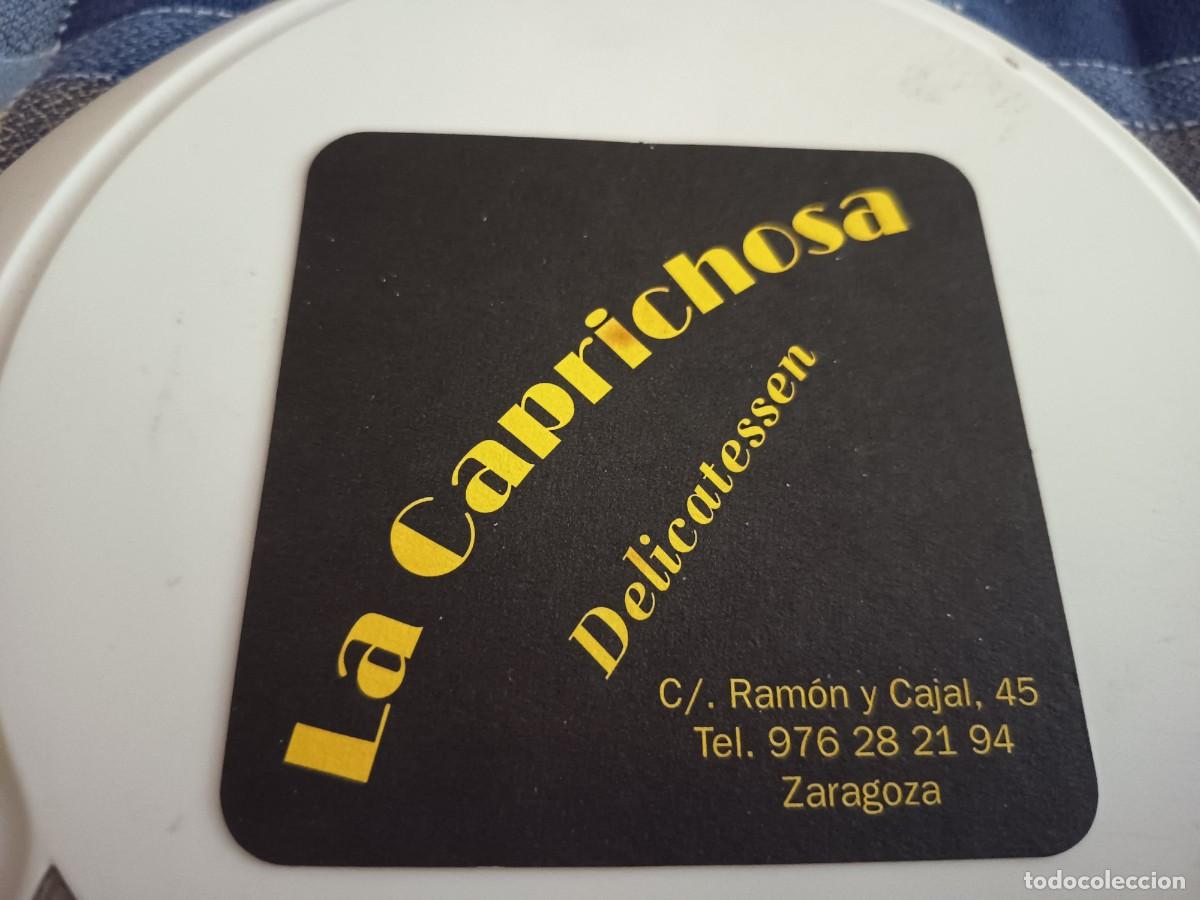 Otros art&iacute;culos de coleccionismo en papel: POSAVASOS LA CAPRICHOSA DELICATESSEN-ZARAGOZA